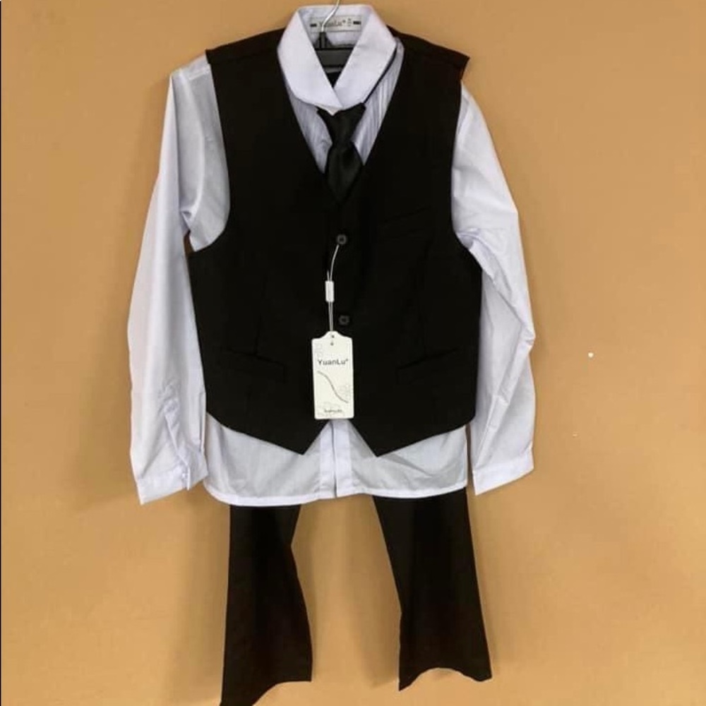 Black Notion Baby Boy Suit Without Jacket